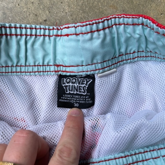 Men's Looney Toon Swim Trunks - Picture 3 of 3